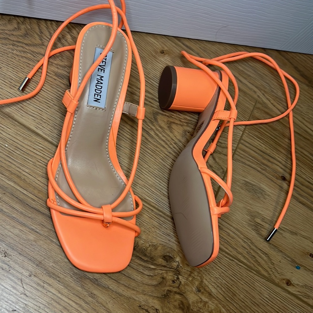 Steve Madden Coral Lace Up Heels